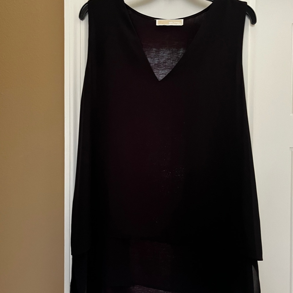 Michael Kors Black Sleeveless Tank Top - Picture 3 of 6